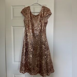 Gold Sequin Dress - Laura